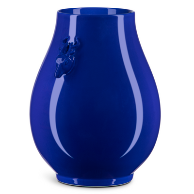 product image for Ocean Blue Deer Ears Vase By Currey Company Cc 1200 0701 2 27