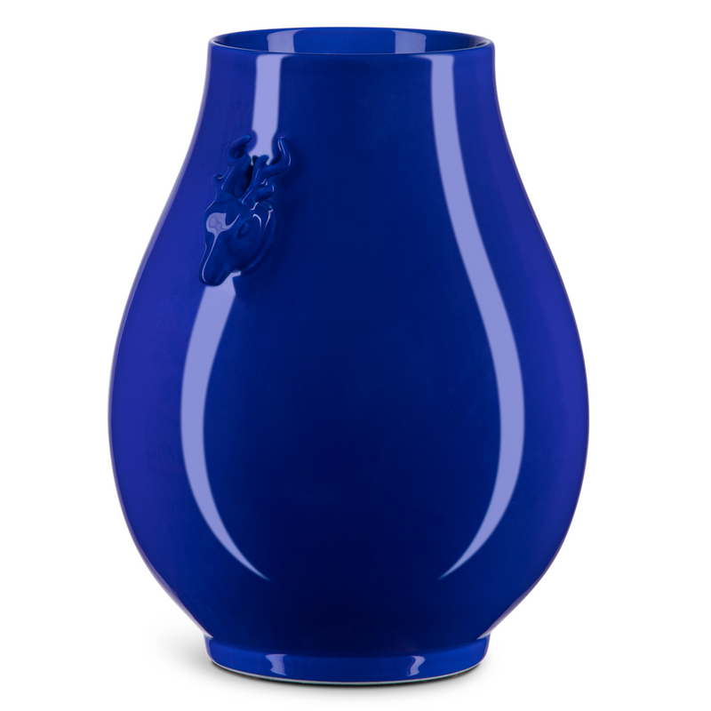 media image for Ocean Blue Deer Ears Vase By Currey Company Cc 1200 0701 2 211