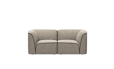 product image for Flora 2 Seater Sectional Woud 650788 2 4