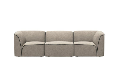 product image for Flora 3 Seater Sectional Woud 650790 2 77