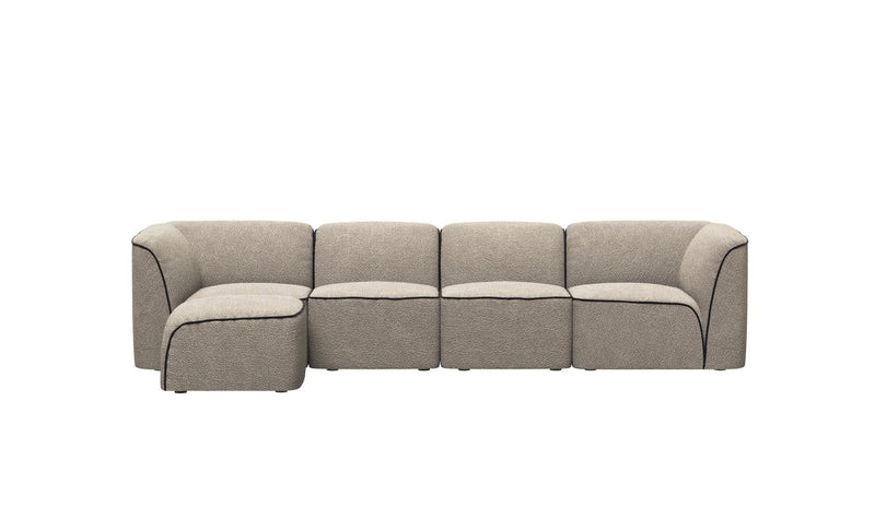 media image for Flora 4 Seater Sectional W Ottoman Woud 650791 2 297