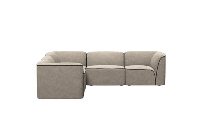 product image for Flora 5 Seater Corner Sectional Woud 650793 4 85