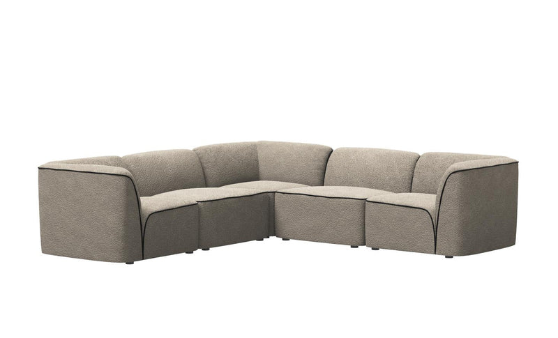 media image for Flora 5 Seater Corner Sectional Woud 650793 2 234