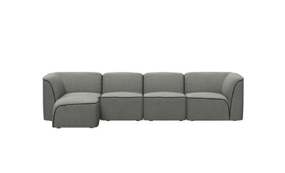 product image of Flora 4 Seater Sectional W Ottoman Woud 650791 1 576