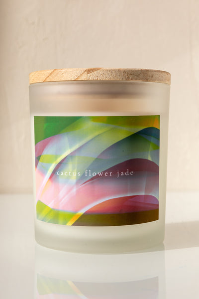 product image for Cactus Flower Jade Scented Candle with Lid 34