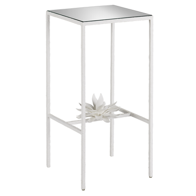 product image for Sisalana White Accent Table By Currey Company Cc 4000 0166 1 96
