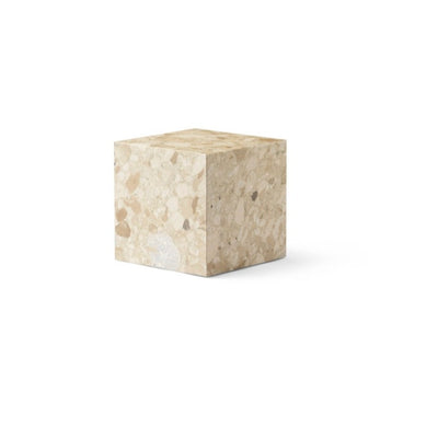 product image for Plinth Table Cubic In New White Carrara Marble Design By Menu 5 23