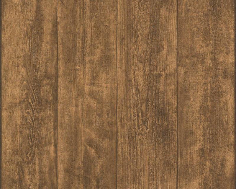 media image for Cottage Wood Panels Wallpaper in Brown 282