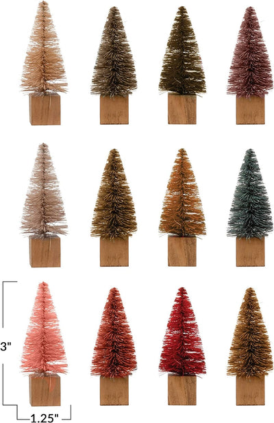 product image for Plastic Bottle Brush Christmas Trees 36
