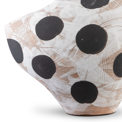 product image for Dots White Black Bowl By Currey Company Cc 1200 0708 11 49