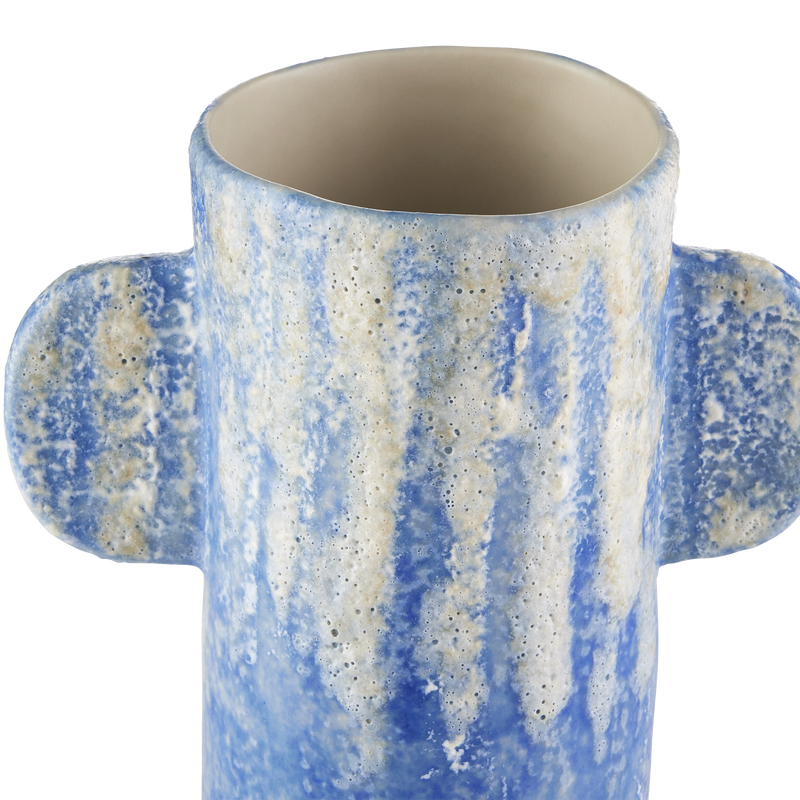media image for Paros Blue Vase Set Of 4 By Currey Company Cc 1200 0738 4 224