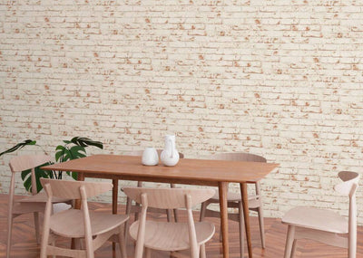 product image for Cottage Brick Wallpaper in Beige/Brown/Red 40