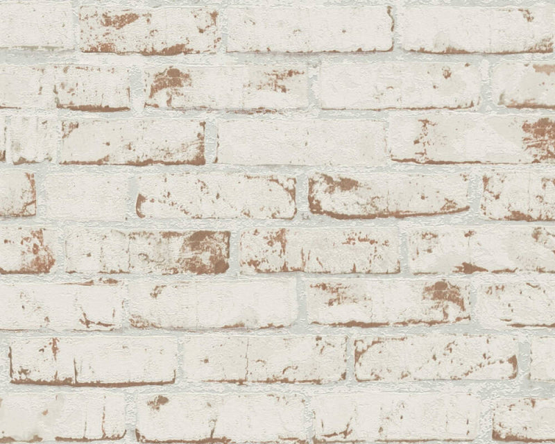 media image for Cottage Brick Wallpaper in Beige/Brown/Red 24