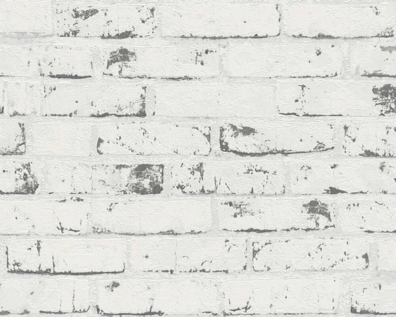 media image for Cottage Brick Wallpaper in Beige/Grey 213