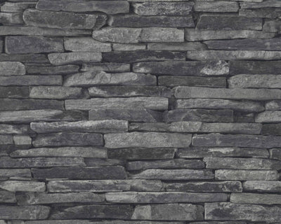 product image for Flat Stone Wallpaper in Dark Grey 94