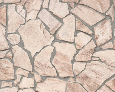 product image of Sample Stone Abstract Wallpaper in Beige/Grey 546