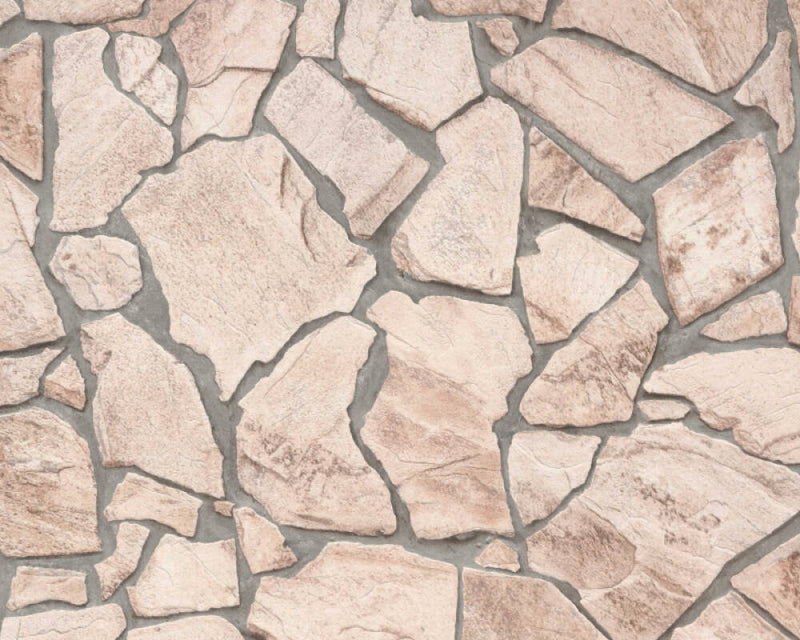 media image for Sample Stone Abstract Wallpaper in Beige/Grey 224