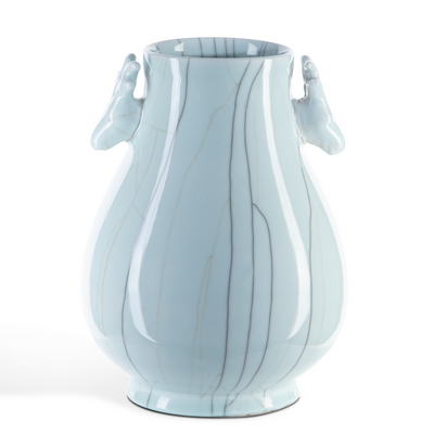 product image of Celadon Crackle Deer Heads Vase By Currey Company Cc 1200 0694 1 538