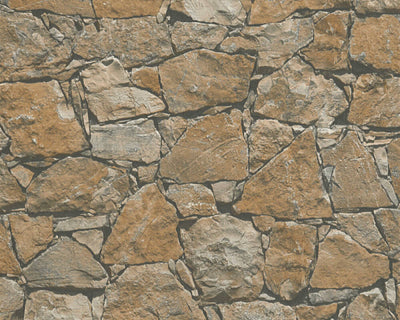 product image of Stone Wallpaper in Beige/Brown/Black 577