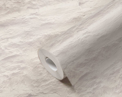 product image for Stone Structure Wallpaper in Cream/White 46