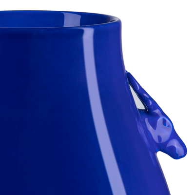 product image for Ocean Blue Deer Ears Vase By Currey Company Cc 1200 0701 3 16