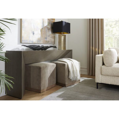 product image for Felix smoked suede Leather Ottoman 2 92