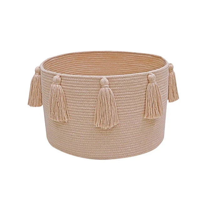 media image for Tassels Basket Lorena Canals Bsk Tasse Bsg 6 216