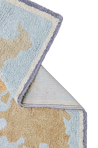 product image for Mini Worldmap Washable Rug Lorena Canals C Mi Wmap 2 19