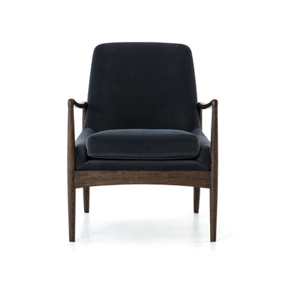 product image for Braden Chair In Modern Velvet Shadow 6