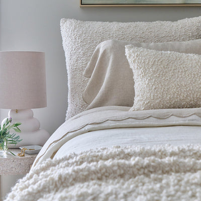 product image for Murphy Ivory Sham W Insert Pom Pom At Home Jc 1200 Iv 10X 2 50