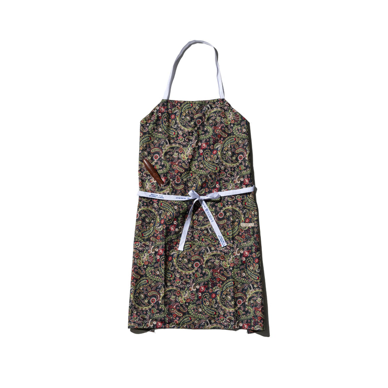 media image for Hand Printed Paisley Adult Apron 211