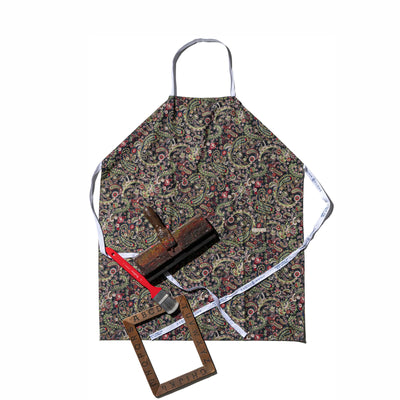 product image of Hand Printed Paisley Adult Apron 53