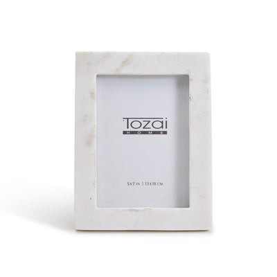 product image of Trident White Marble 5 X 7 Photo Frame By Tozai Hcm022 1 546