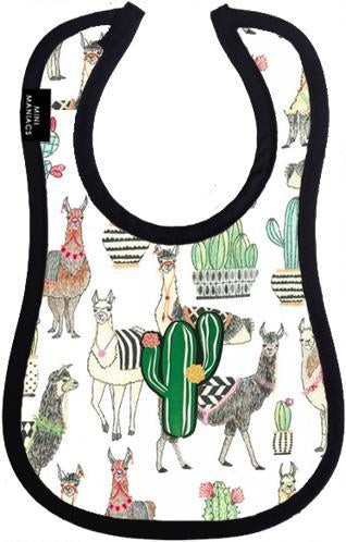 media image for Llama Lland Baby Bib by Mini Maniacs 240