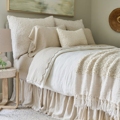 product image for Murphy Ivory Sham W Insert Pom Pom At Home Jc 1200 Iv 10X 3 19