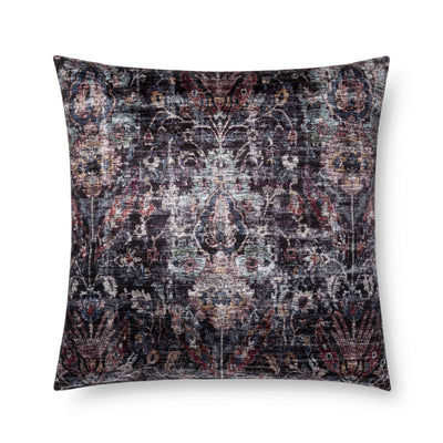 product image of Abstract Black & Multi Pillow by Loloi 53