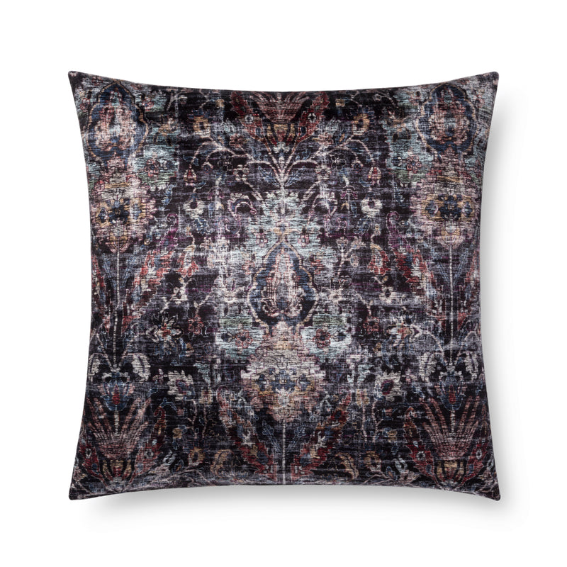 media image for Abstract Black & Multi Pillow by Loloi 276