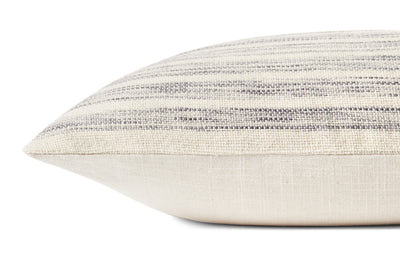 product image for Marielle Jacquard Woven Ivory/Stone Pillow Cover w/ Down Fill  - Open Box 2 7
