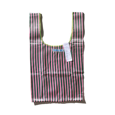 product image for School Tie Fabric Bag - Dark Green x Pink 90