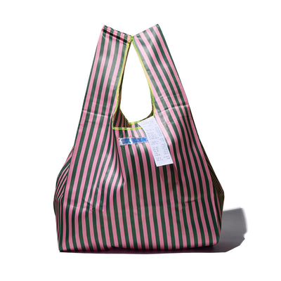 product image of School Tie Fabric Bag - Dark Green x Pink 580