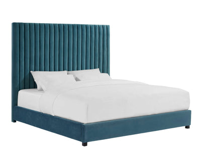 product image of Arabelle Velvet Bed in King - Open Box 1 533