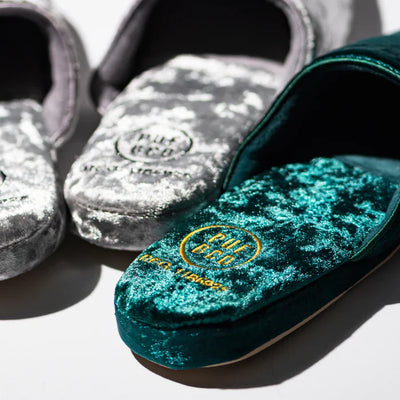 product image for Velvet Slipper Large in Green 60