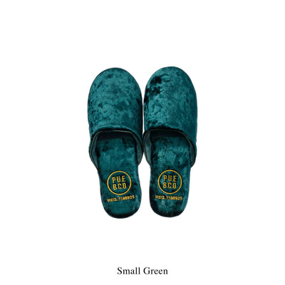 product image for Velvet Slipper Small in Green 32