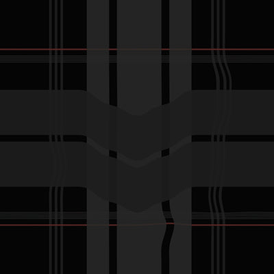 product image for Warped Plaid Wallpaper in Black/Black/Red 23