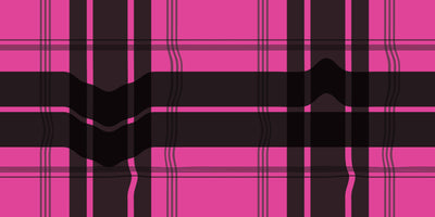 product image for Warped Plaid Wallpaper in Black/Hot Pink 83