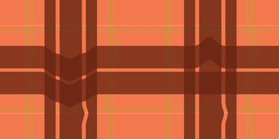 product image for Warped Plaid Wallpaper in Orange/Rust/Lime 76