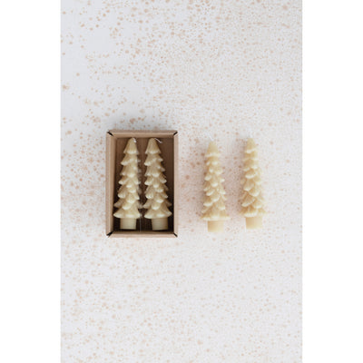 product image for Tree Shaped Taper Candles Unscented - Set of 2 14