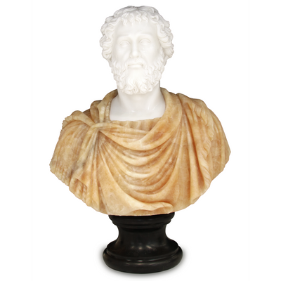 product image of Thanos Marble Bust Sculpture By Currey Company Cc 1200 0664 1 518
