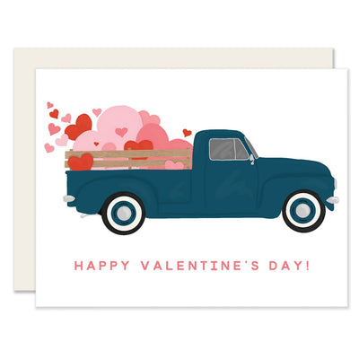 product image of Truckload Valentine Card with Greeting Happy Valentines Day! 533