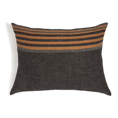 product image for Bruno Charcoal Sham W Insert Pom Pom At Home T 6200 Ch 11X 2 75